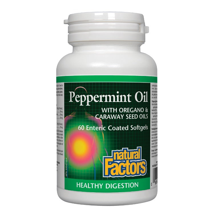 Natural Factors Peppermint Oil 60 Sgs