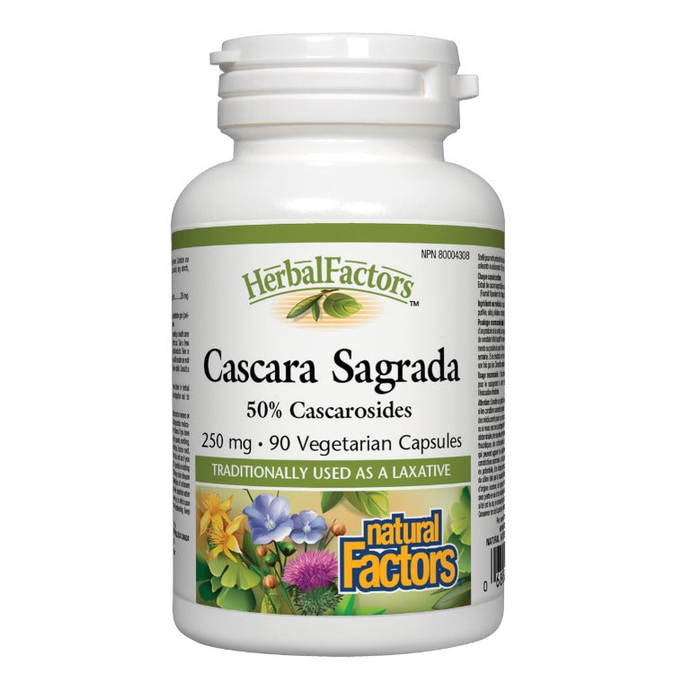 Natural Factors Herbal Factors Cascara Sagrada 90 VCaps