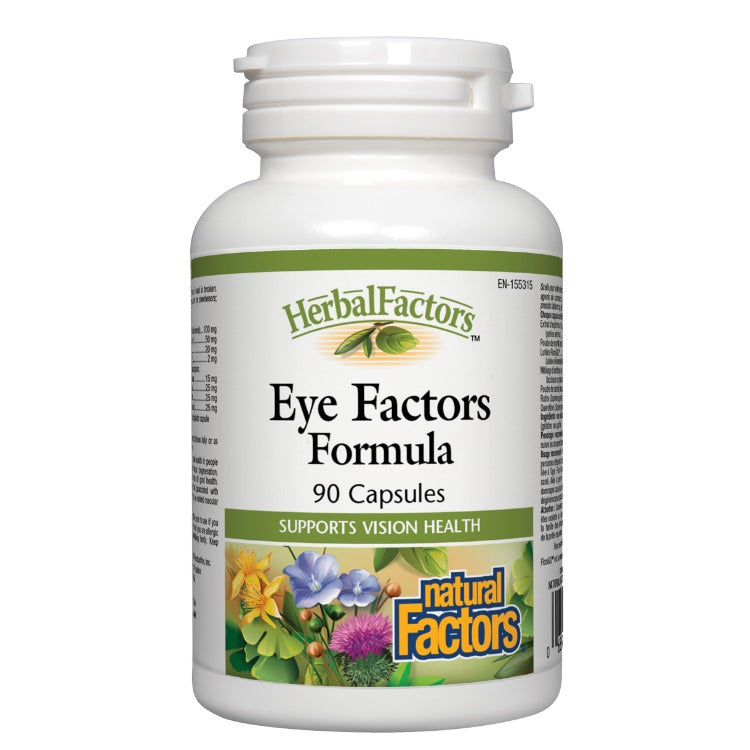 Natural Factors Herbal Factors Eye Factors 90Caps
