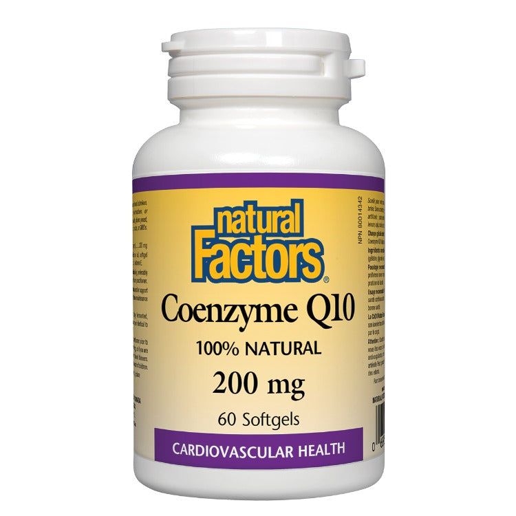 Natural Factors Coenzyme Q10 200mg