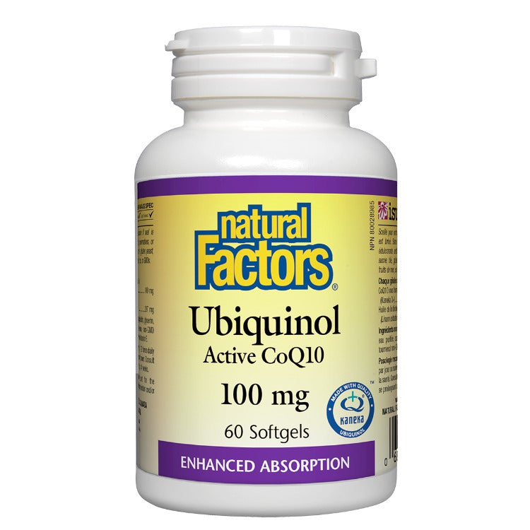 Natural Factors Ubiquinol Active COQ10 100mg