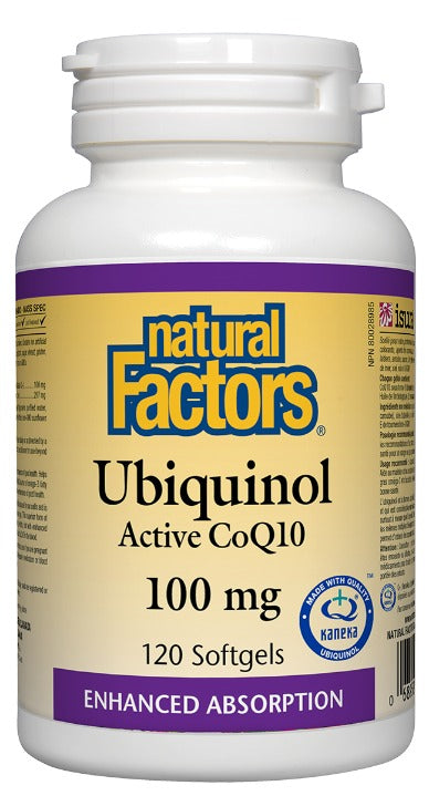 Natural Factors Ubiquinol Active COQ10 100mg