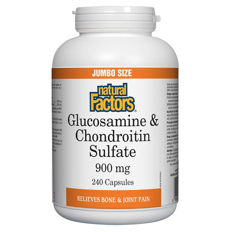 Natural Factors Glucosamine & Chondroitin Sulfate 240Caps