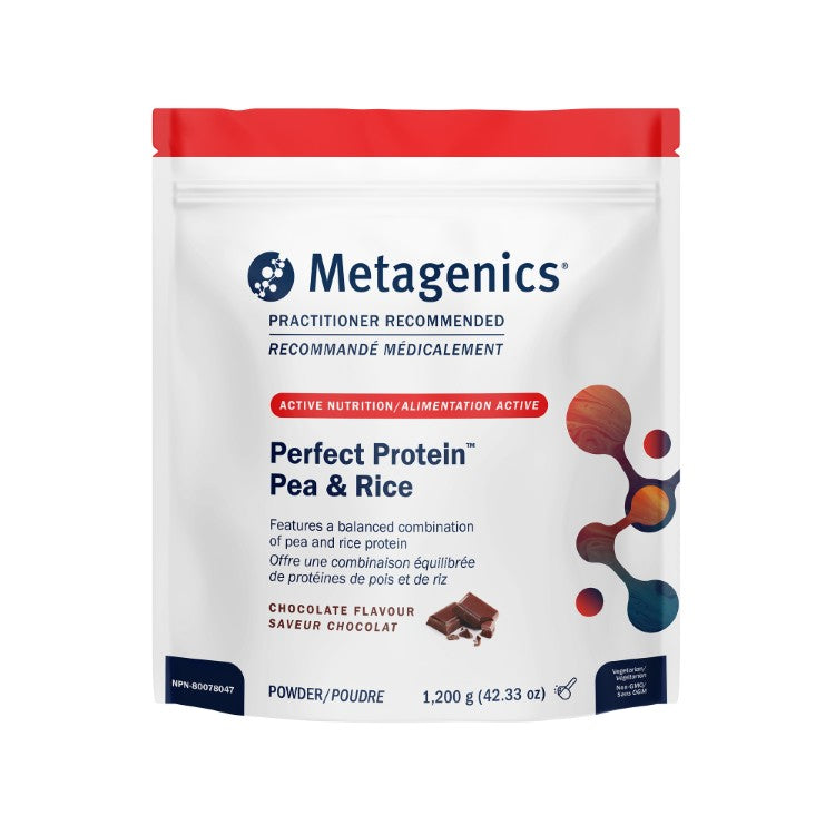 Metagenics Perfect Protein Pea & Rice Chocolate 30 Servings