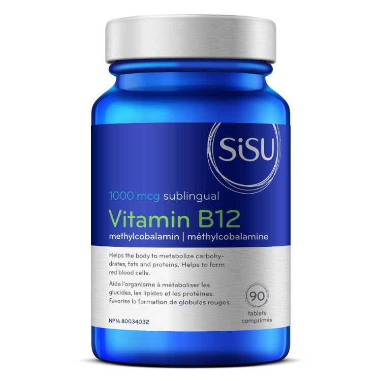 SISU Vitamin B12 1000mcg Methylcobalamin 90 Tabs