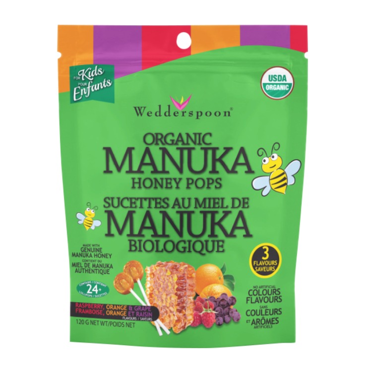 Wedderspoon Manuka Honey Pops Assortment 120g