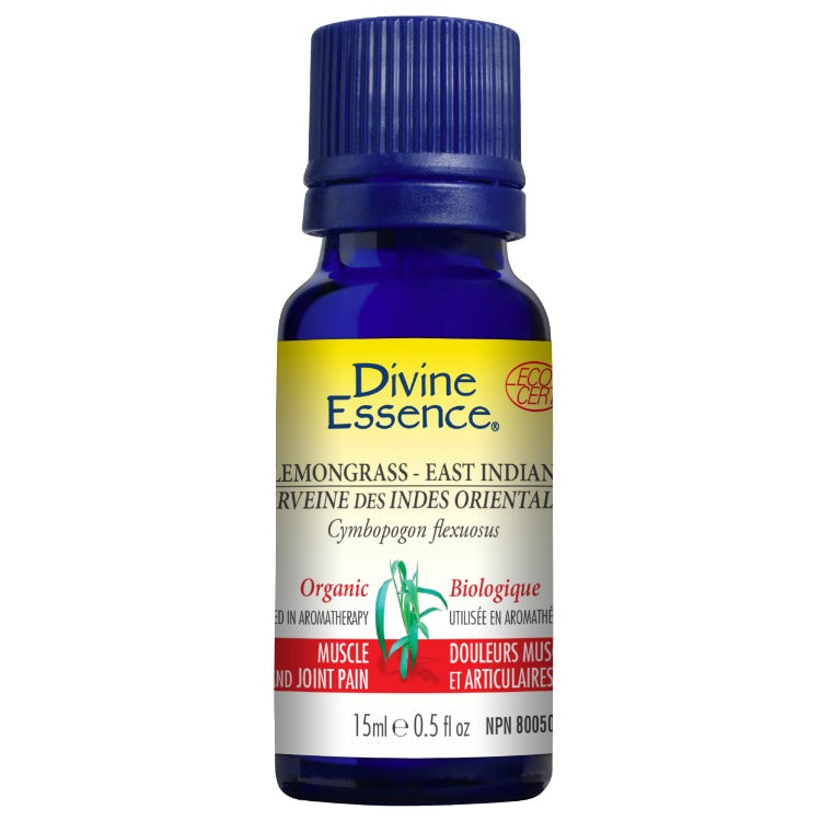 Divine Essence Lemongrass East Indian 15ml