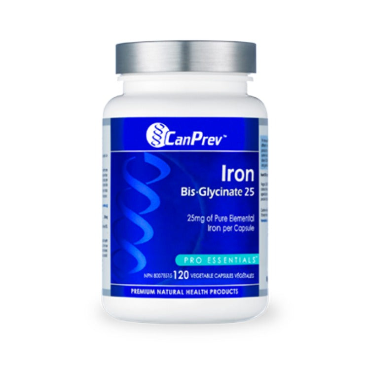 CanPrev Iron Bisglycinate 25 mg 120 VCaps