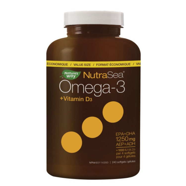 NutraSea Omega 3 +D 240 SGS