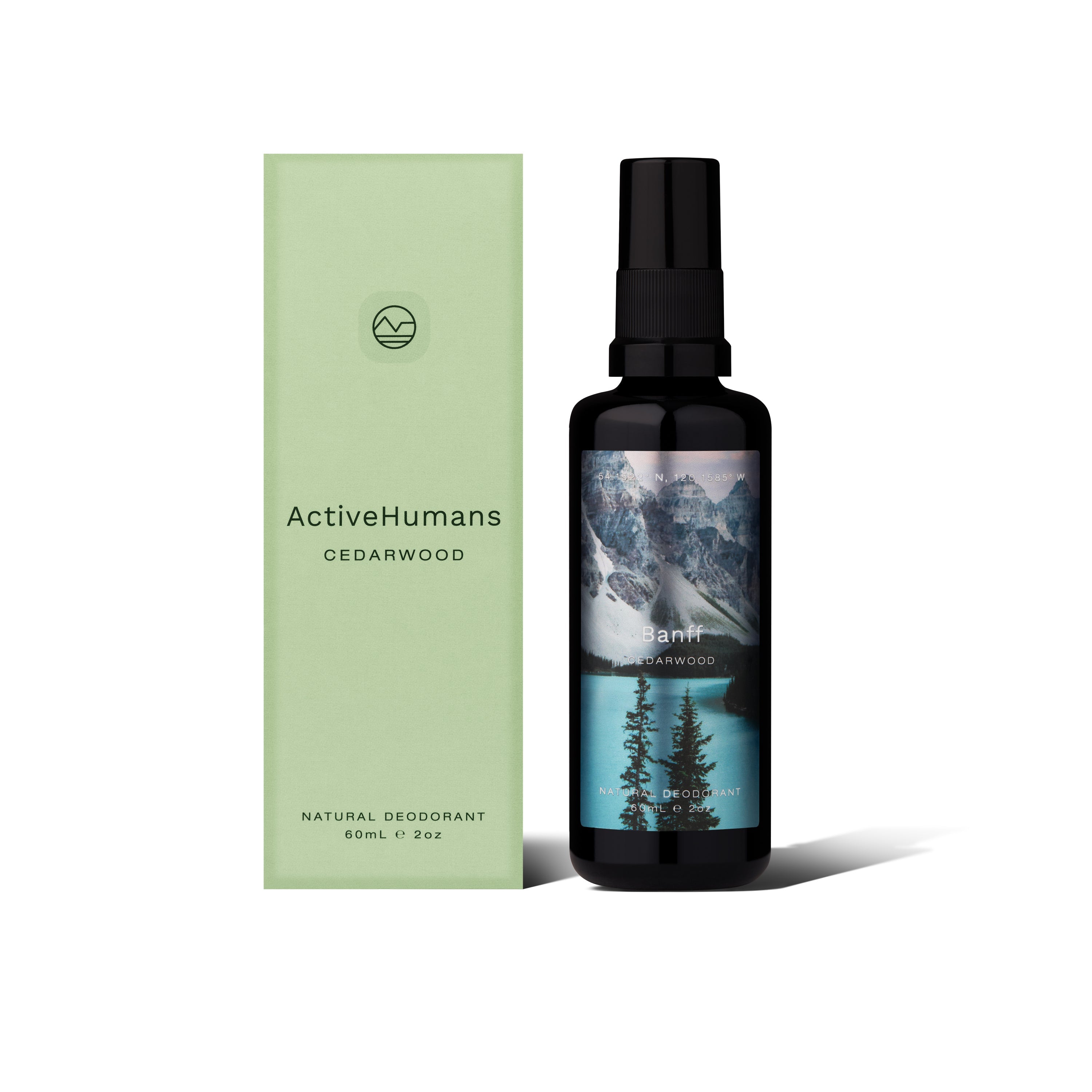 Active Humans Cedarwood Deodorant Spray 60ml