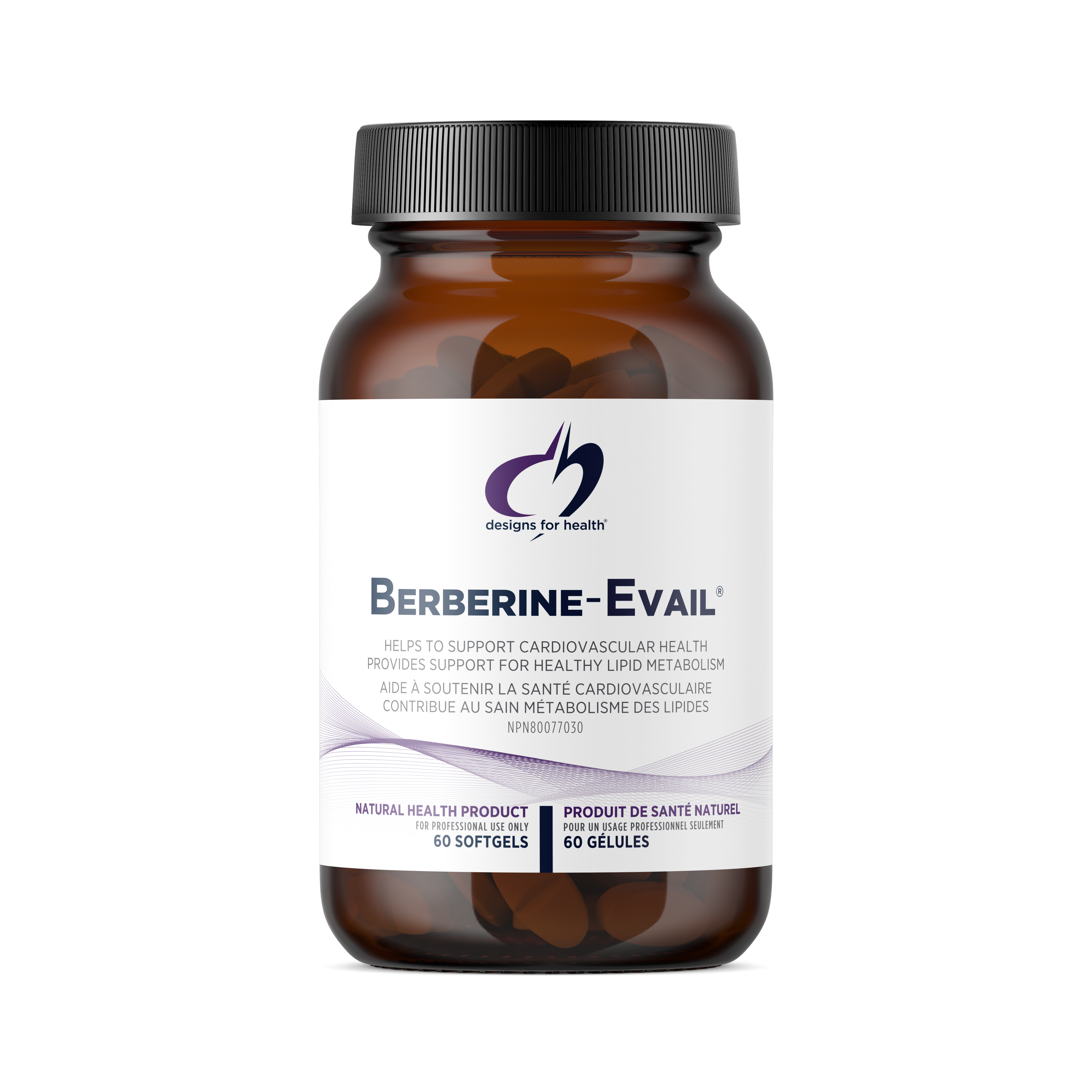 Designs For Health Berberine-Evail 60sgs (formerly Berb-Evail)