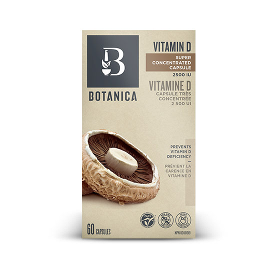 Botanica Vitamin D (Organic) 2500iu Extra Strong 60 Caps