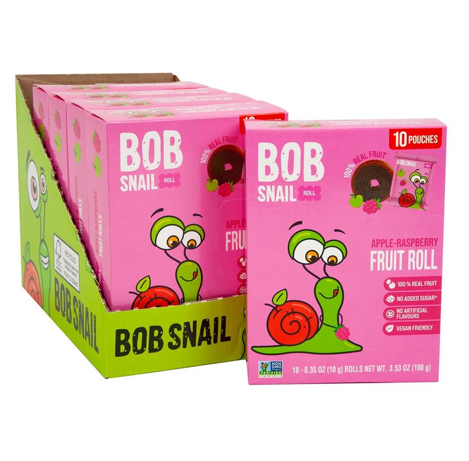 Bob Snail Apple-Raspberry Rolls 5 x 100g