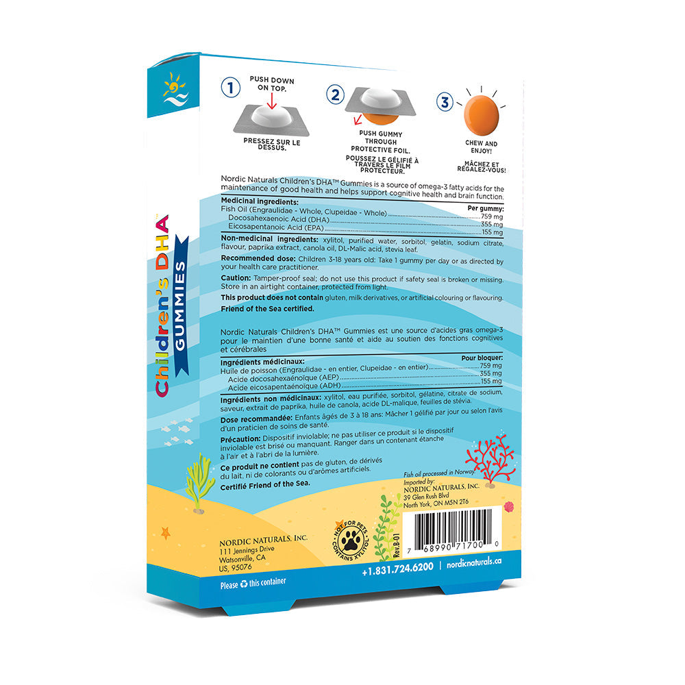 Nordic Naturals Children's DHA Gummies 30 Count