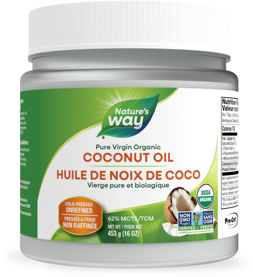 Nature's Way Coconut Oil Organic Pure Virgin 454g