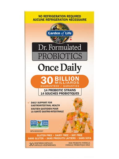 Garden Of Life Dr. Formulated Once Daily 30 Billion  30 Vcaps Shelf Stable