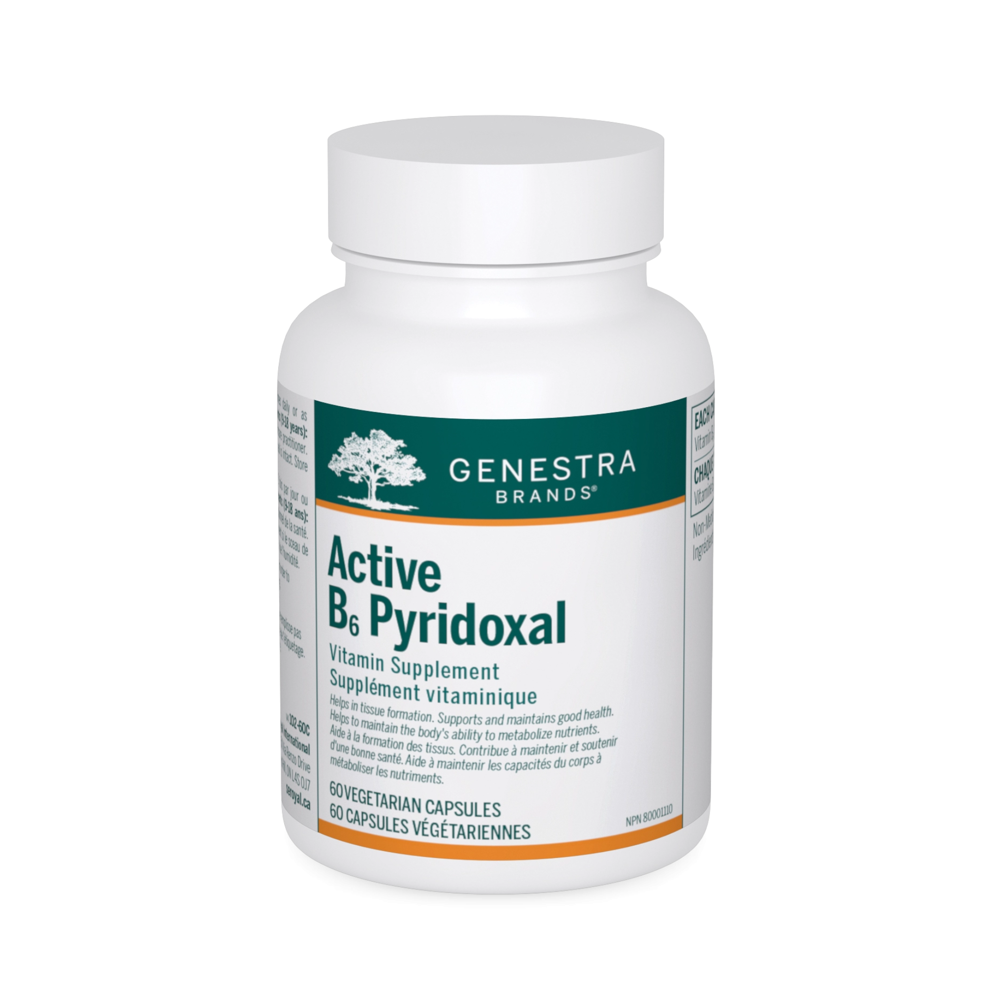 Genestra Active B6 Pyridoxal 60 Vcaps