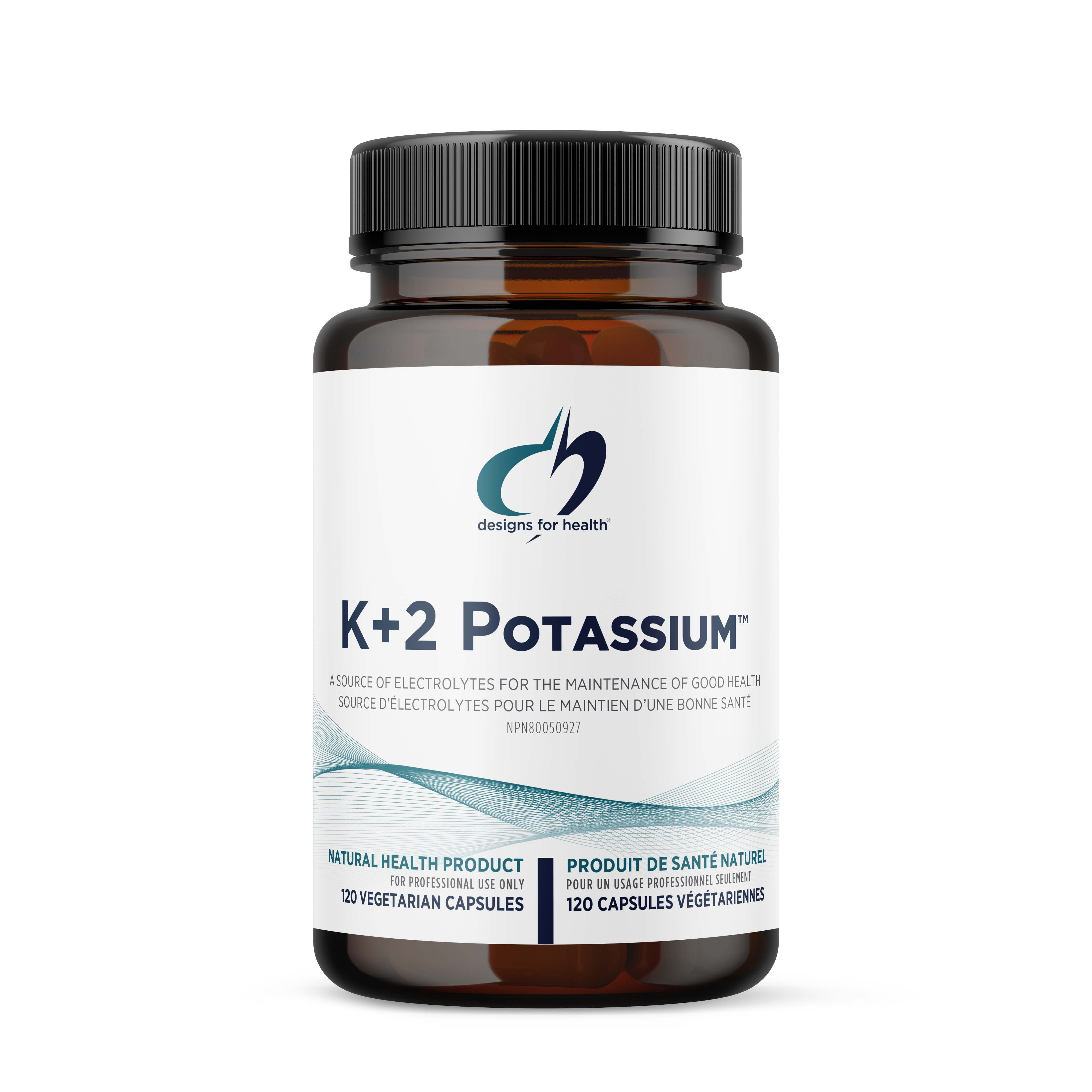 Designs For Health K+2 Potassium 120 Capsules