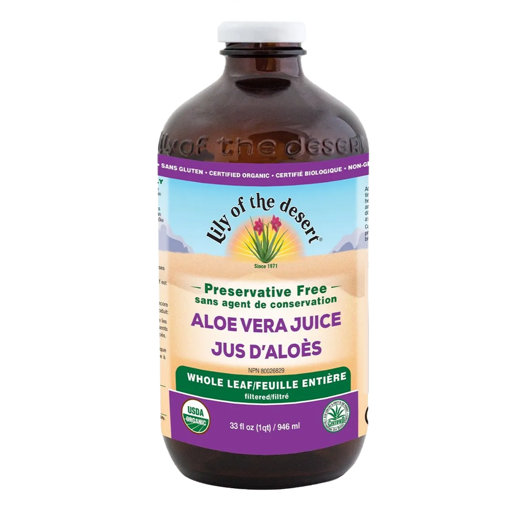 Lily Of The Desert Aloe Vera Juice Whole Leaf Glass 946ml