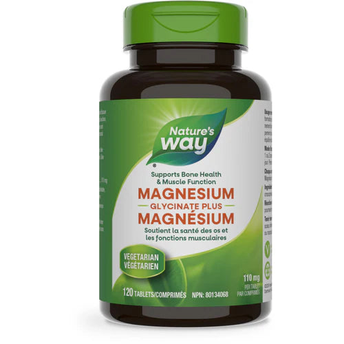 Nature's Way Magnesium Glycinate Plus 120 tabs
