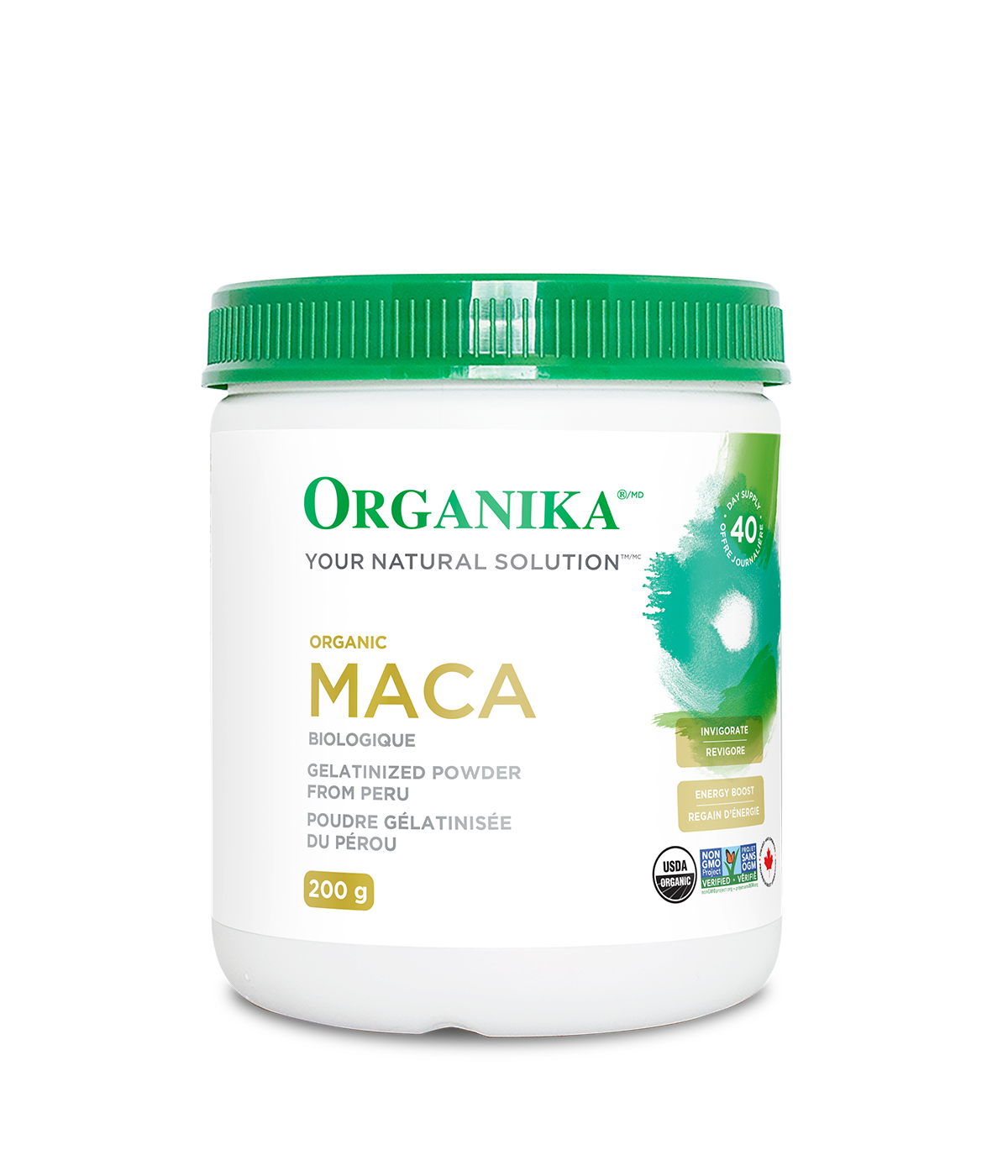 Organika Maca Gelatinized Certified Organic