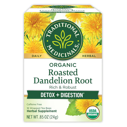 Traditional Medicinals Organic Roasted Dandelion Root Tea