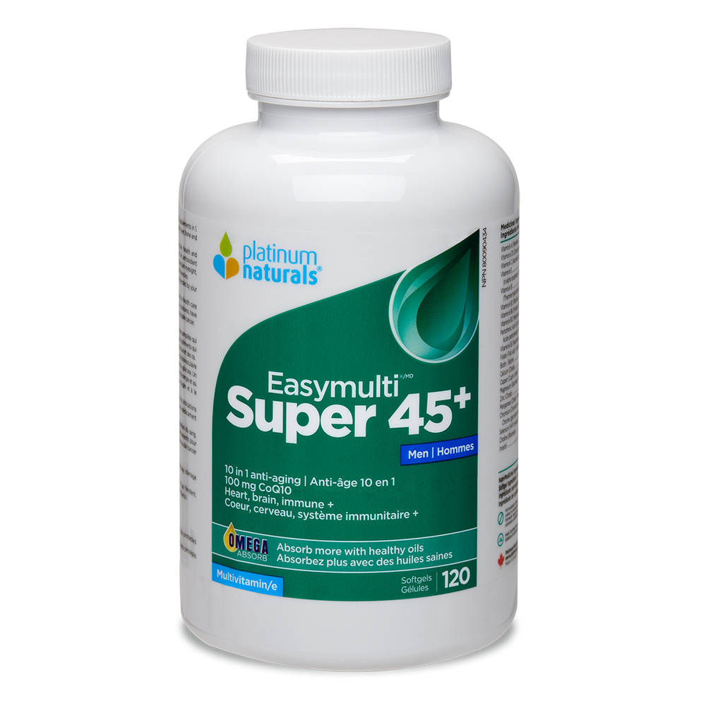 Platinum Naturals Super Easymulti 45+ For Men 120sgs