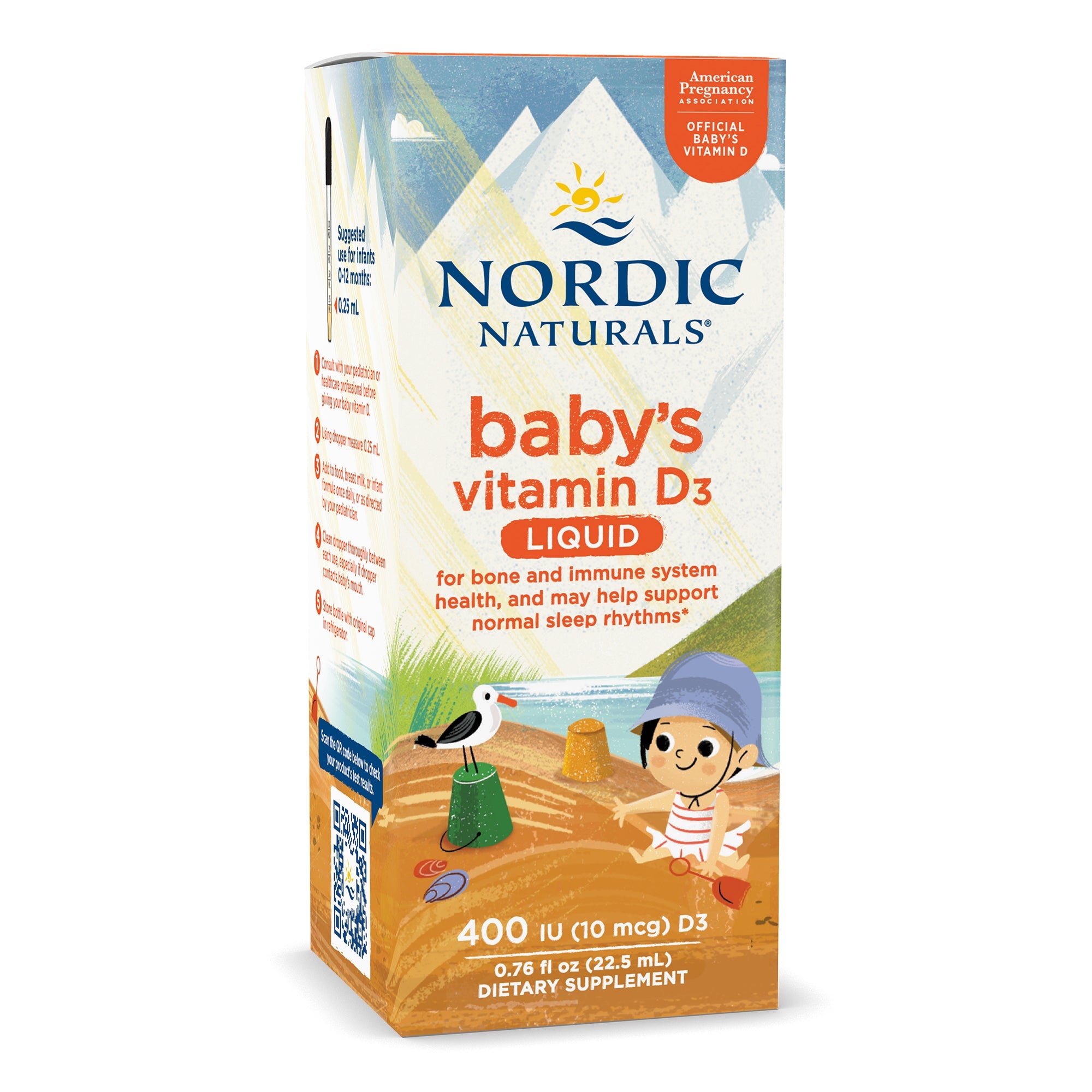 Nordic Naturals Baby's Vitamin D3 22.5ml