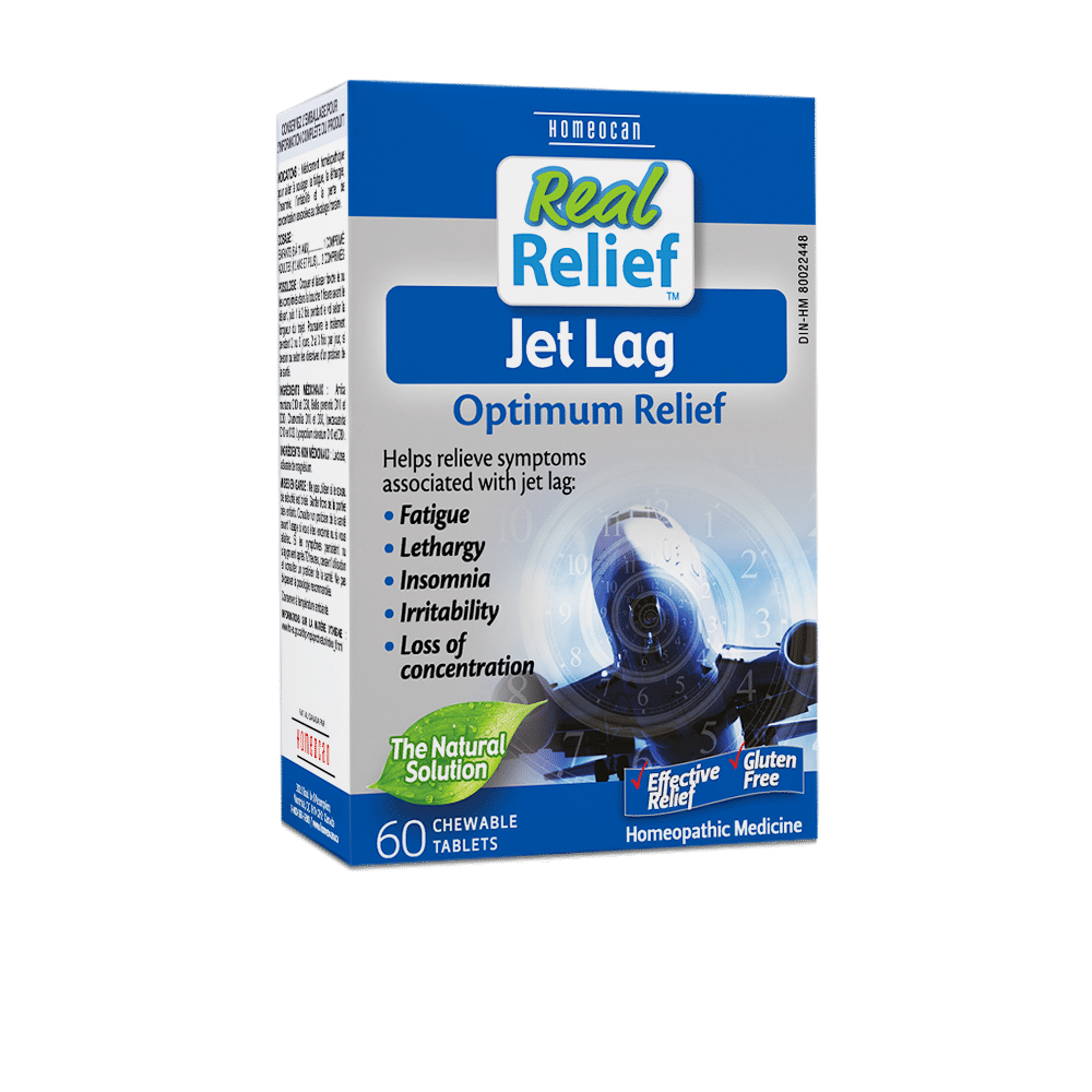 Real Relief Jet Lag 60 chewtabs