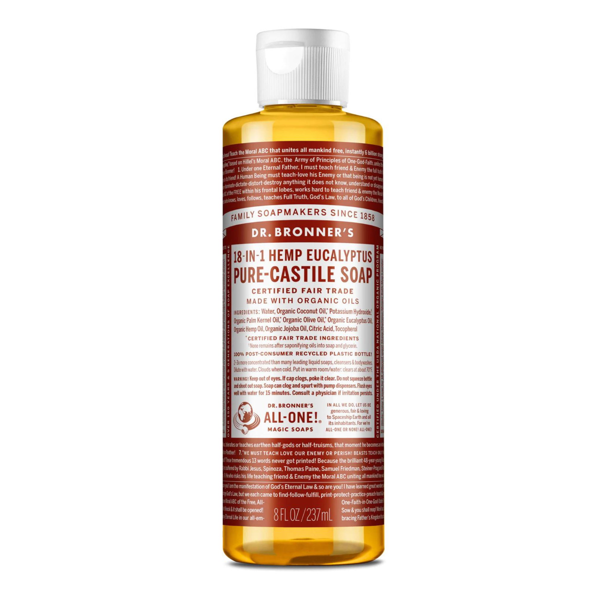 Dr. Bronner's Castile Soap Eucalyptus - 473ml