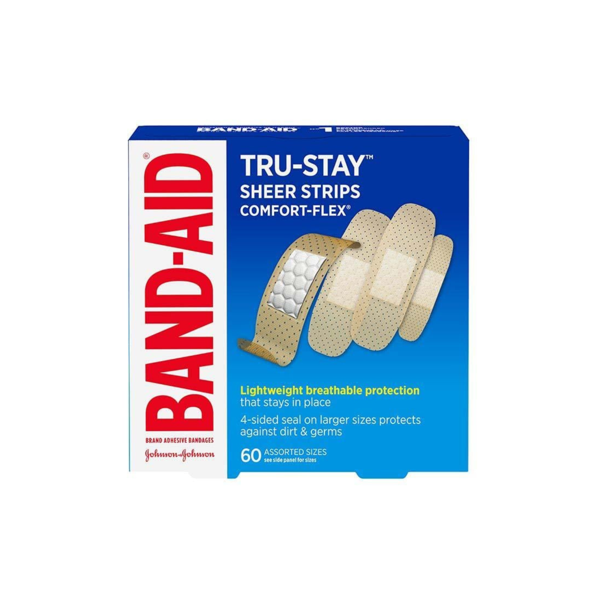 Band-Aid Plastic Assorted 60 EA