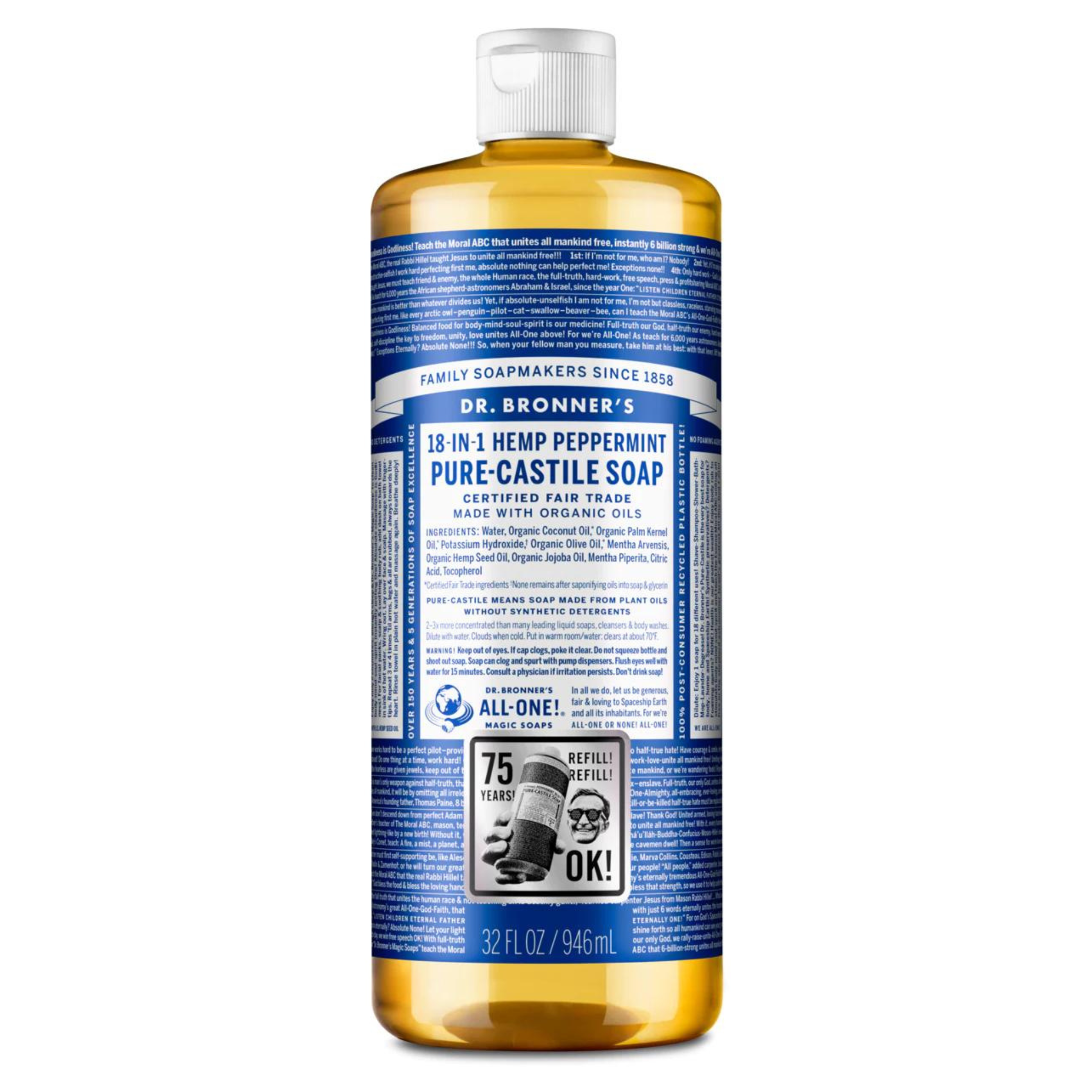 Dr. Bronner's Castile Soap Peppermint