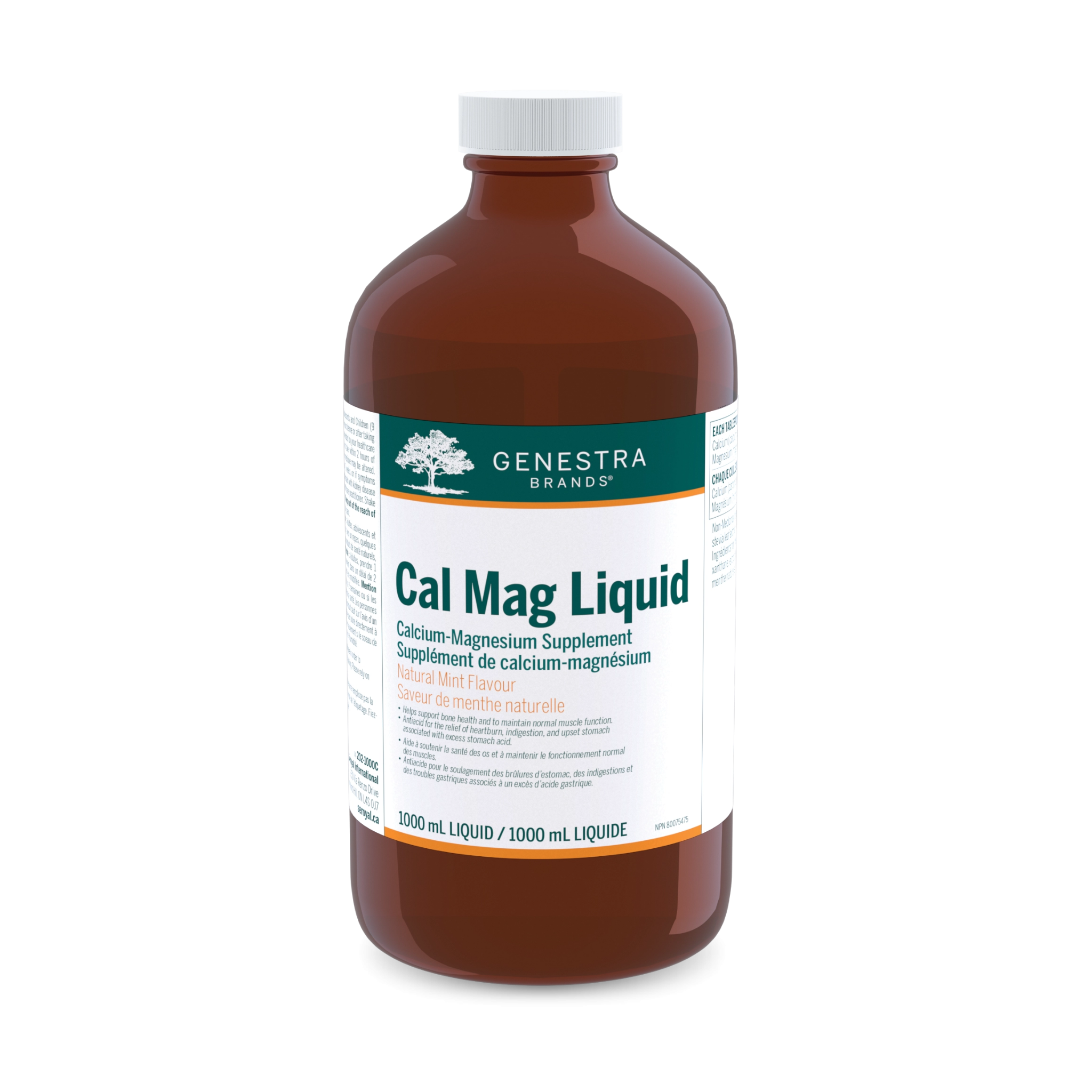 Genestra Cal Mag Liquid Mint 1000ml