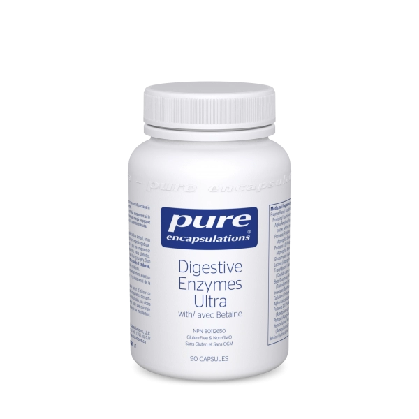 Pure Encapsulations Digestive Enzymes Ultra with Betaine HCL 90caps
