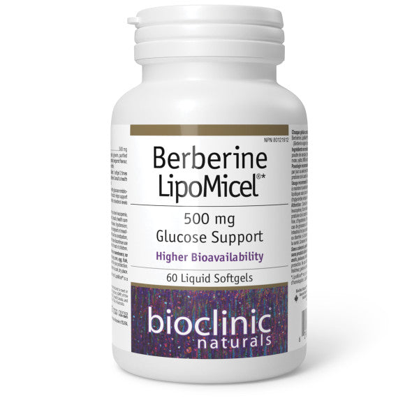 Bioclinic Berberine LipoMicel 500mg 60sgs