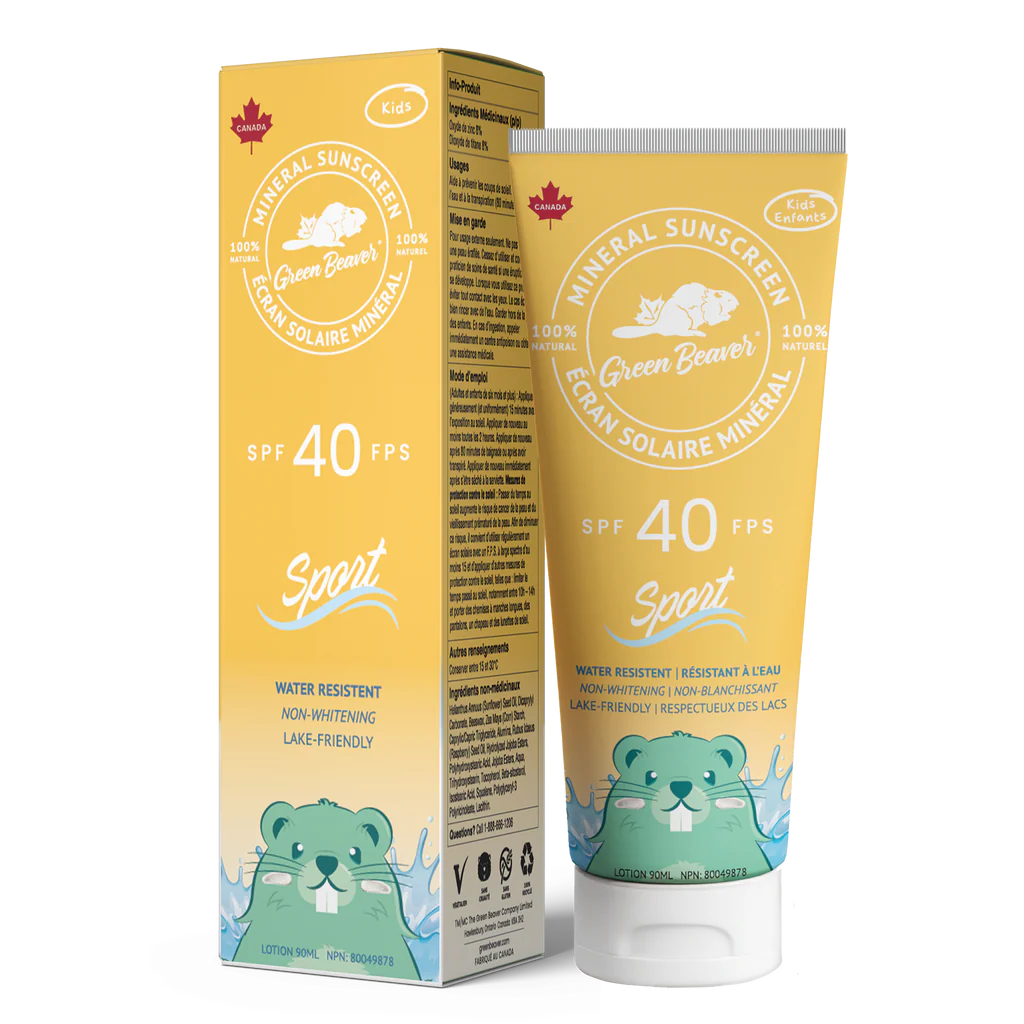 Green Beaver SPF40 Mineral Sunscreen Kids 90ml