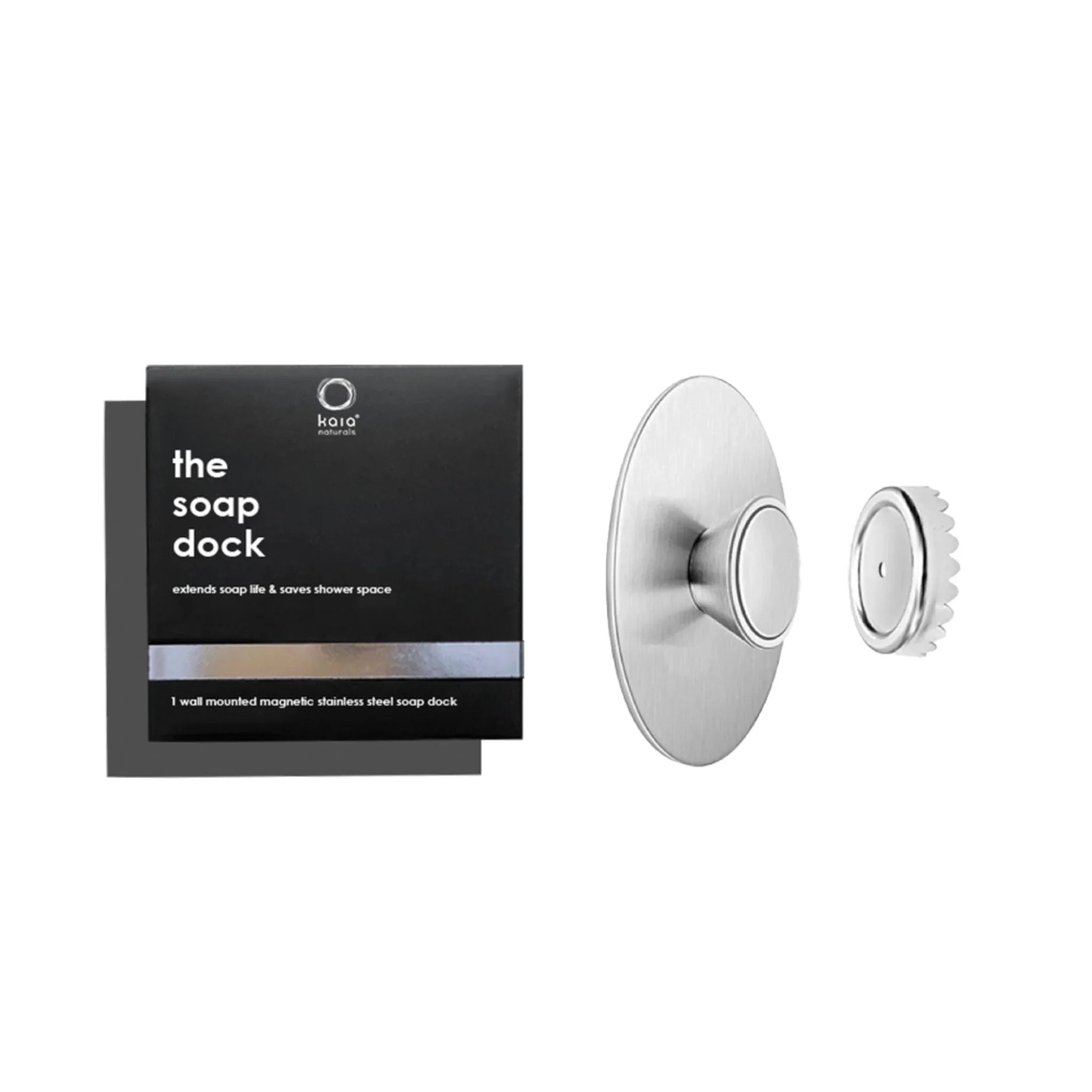 Kaia Naturals The Soap Dock (Stainless Steel Soap Holder)