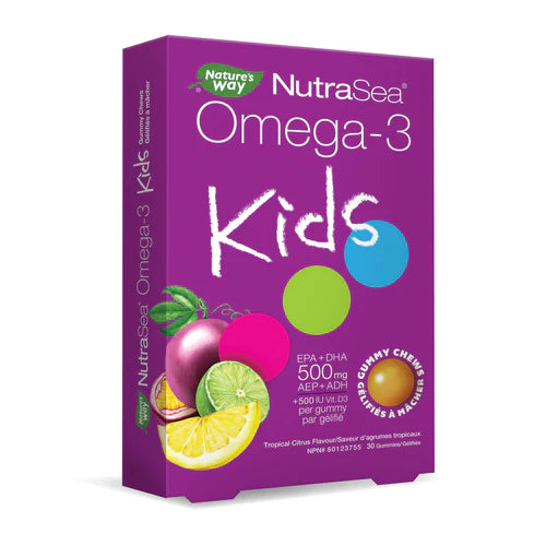 NutraSea Omega 3 Kids Gummy Chews 30ct