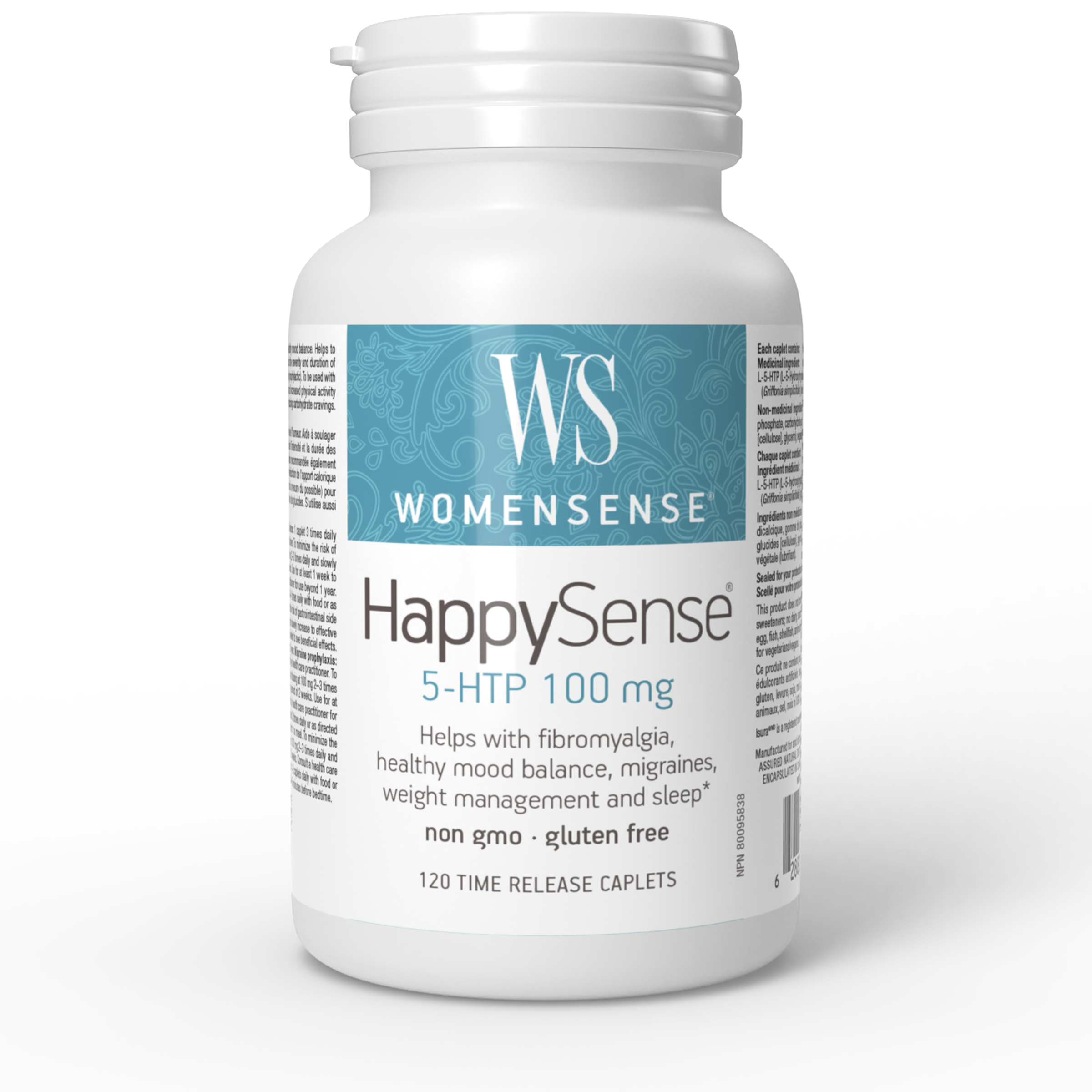 Womensense Happysense 100 Mg 120 Time-Release Caplets