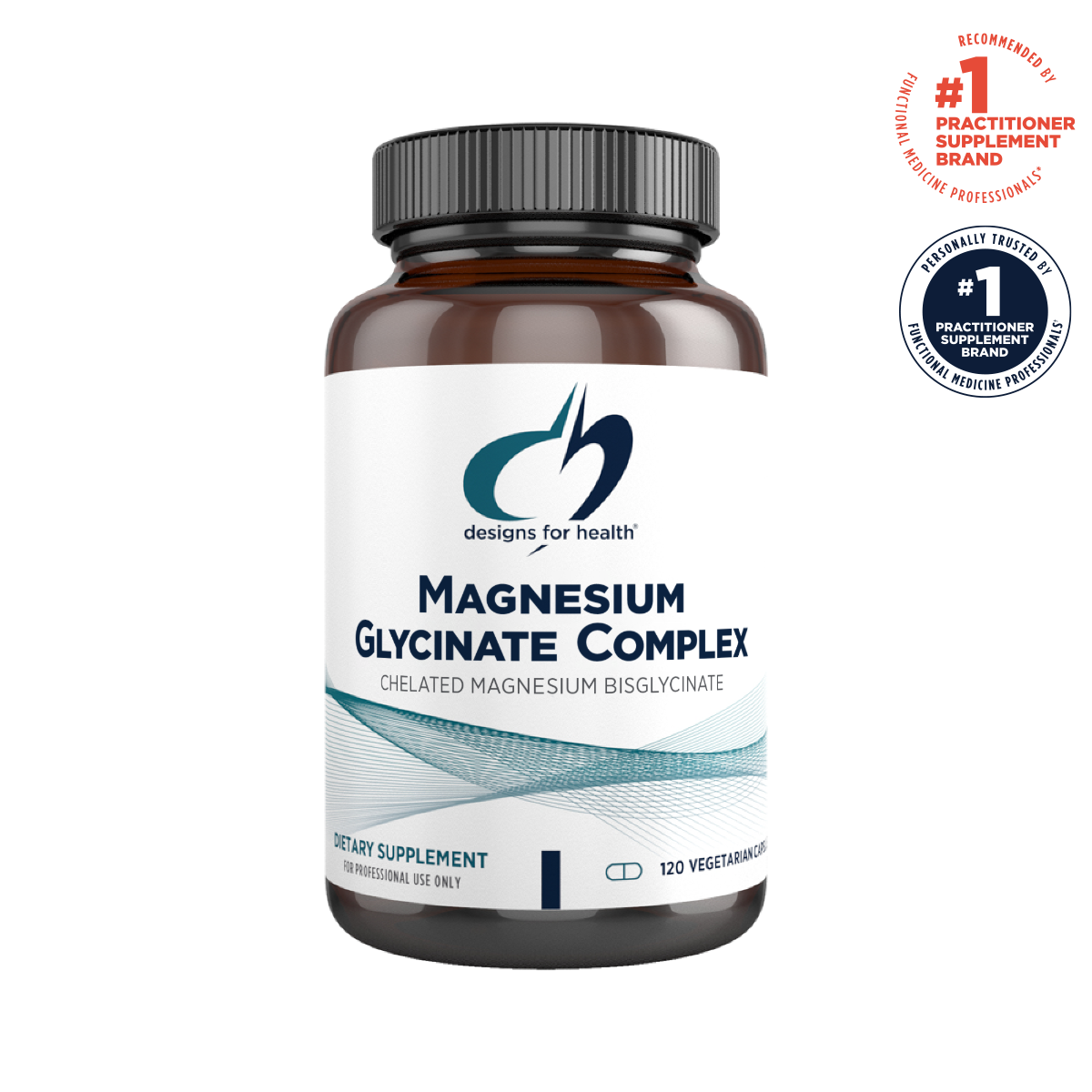 Designs for Health Magnesium Glycinate Complex 150mg 120 VCaps (Formerly Chelate)