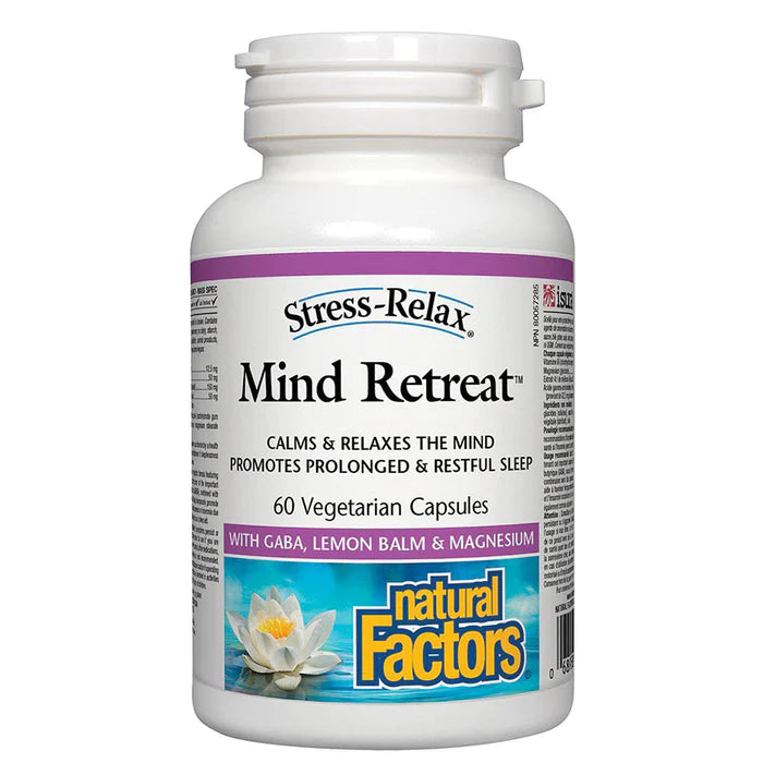 Natural Factors Stress-Relax Mind Retreat 60 Veggiecaps