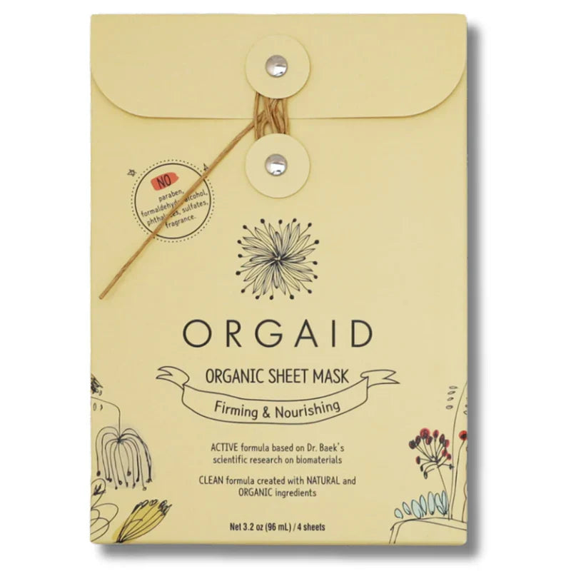Orgaid Firming & Nourishing Sheet Mask (Greek Yogurt)