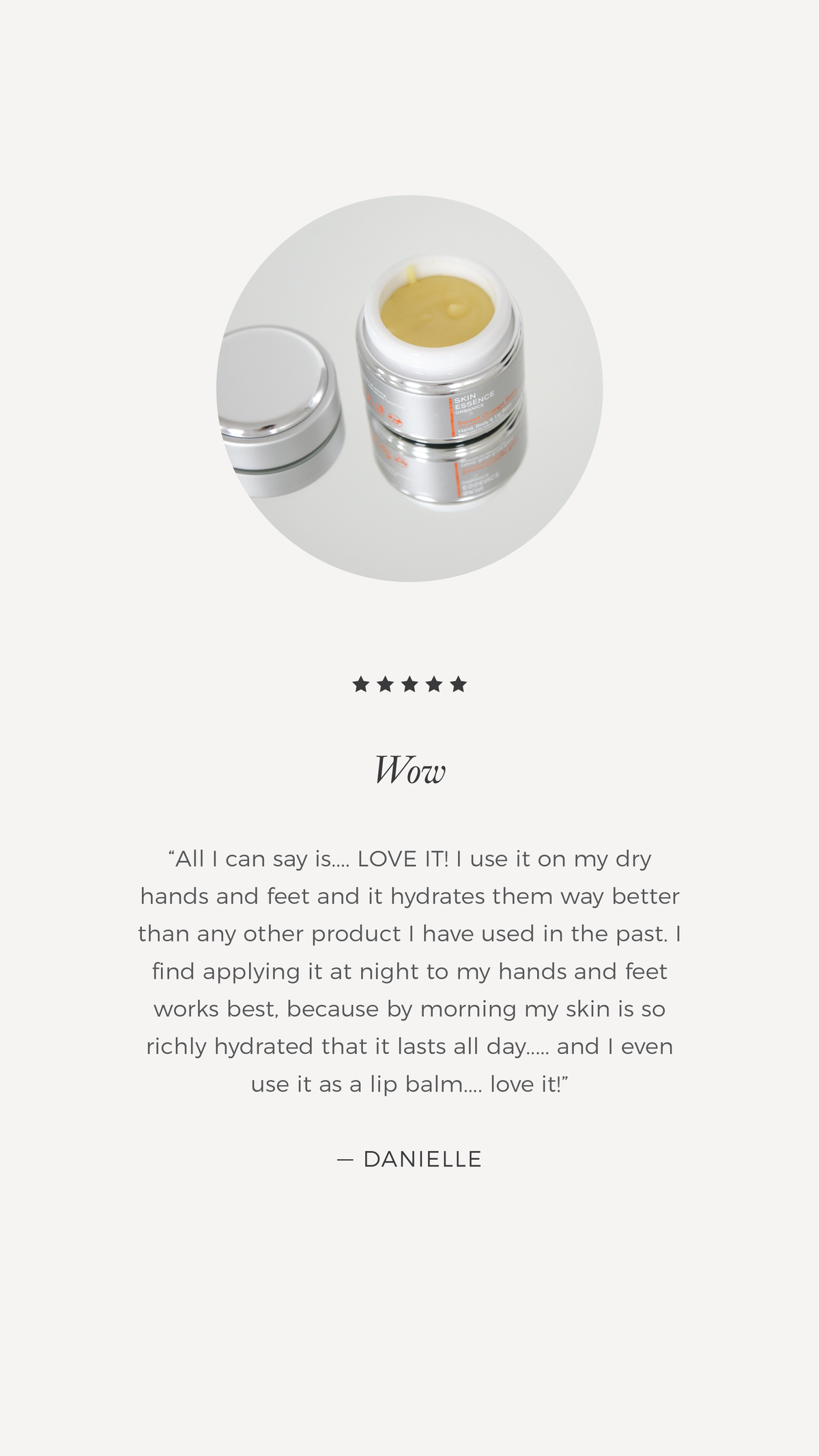 Skin Essence Organics Sweet Orange Balm 50mL