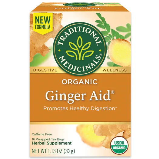 Traditional Medicinals Organic Ginger Aid Tea 16 Teabags