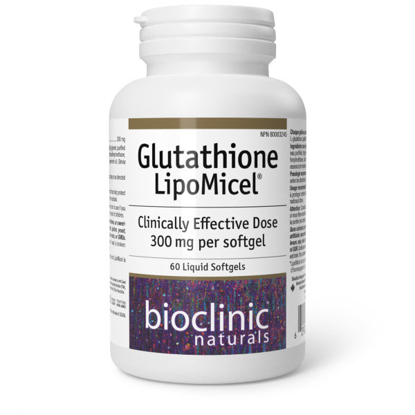 Bioclinic L-Glutathione LipoMicel 300mg 60sgs – Pure Integrative Pharmacy