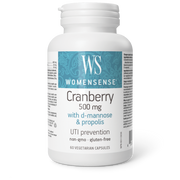 Womensense Cranberry 500 Mg With D-Mannose & Propolis 60 Vegetarian Capsules