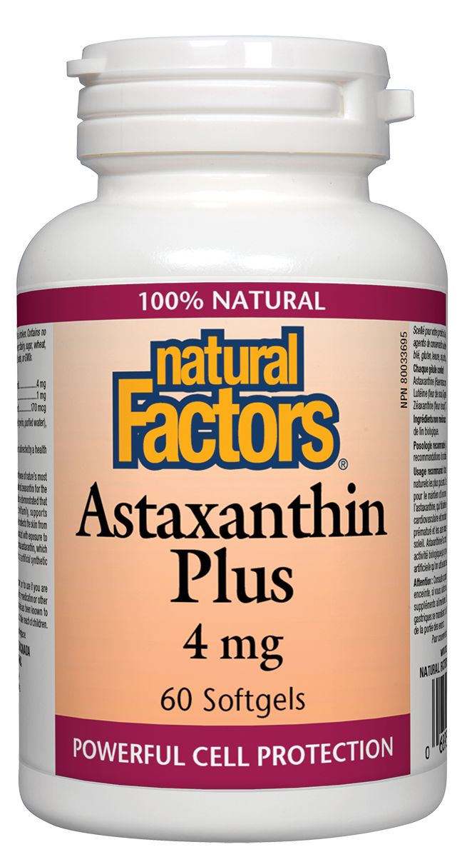 Natural Factors Astaxanthin Plus 60sgs