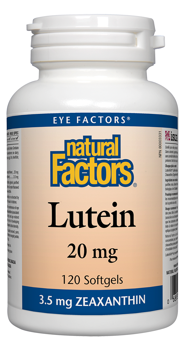 Natural Factors Lutein 20mg 120sgs