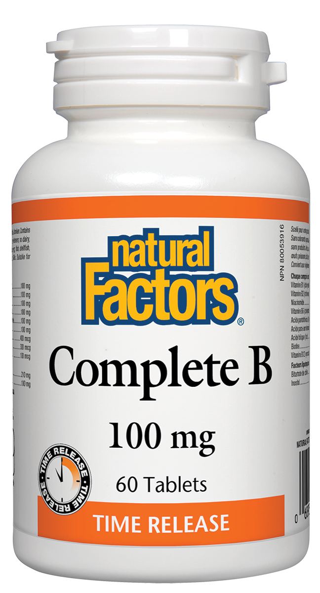 Natural Factors Complete B 60 Tabs
