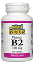 Natural Factors Vitamin B2 100mg 90 Tabs